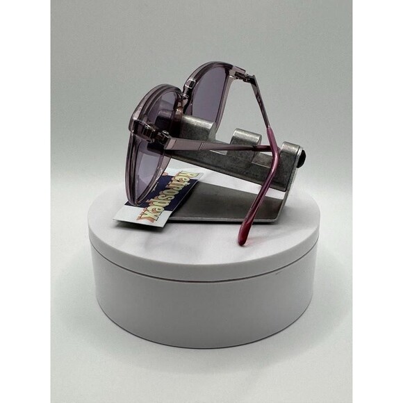 NEW Vintage Eyeglasses Non RX Square Style Purple Monochrome #812 Made In Japan - Picture 6 of 9